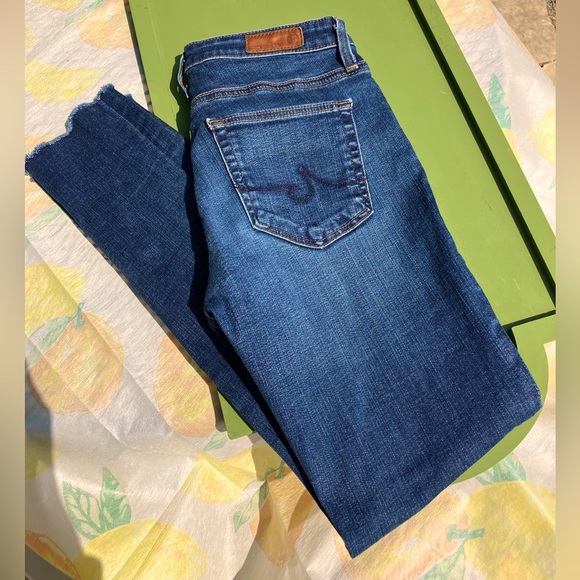 Ag Adriano Goldschmied Denim - ag adriano goldschmied the middi mid rise dark legging 25r $235